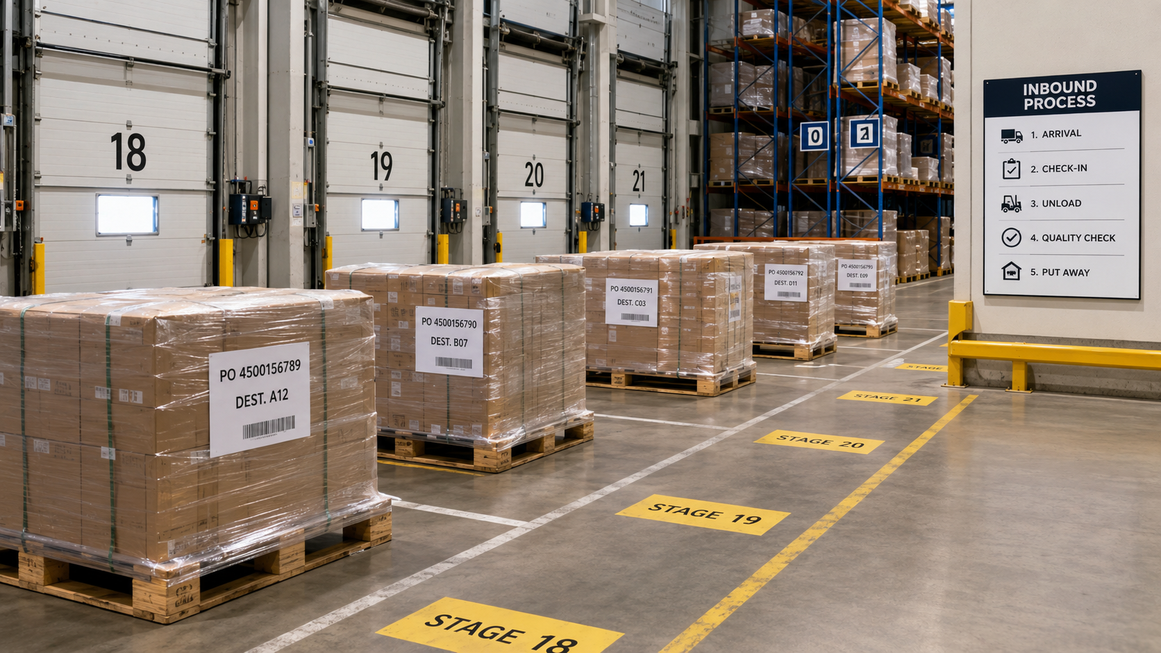 Warehouse processes