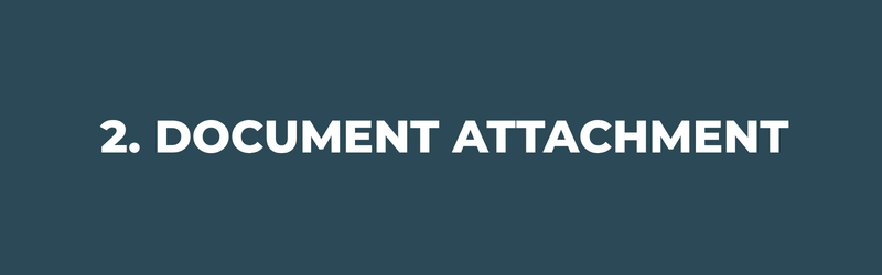 2. Document attachment